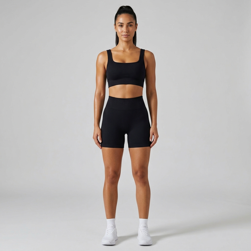 Biker Shorts and Bra Sets